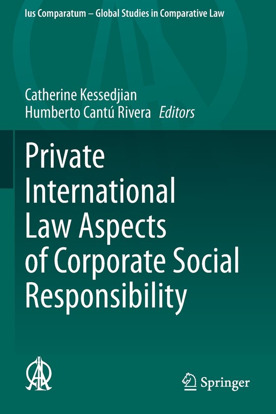 Front cover_Private International Law Aspects Of Corporate Social Responsibility