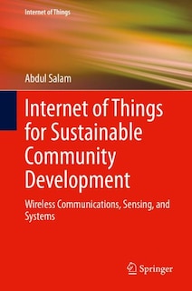 Front cover_Internet Of Things For Sustainable Community Development