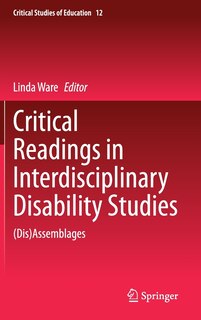 Couverture_Critical Readings In Interdisciplinary Disability Studies