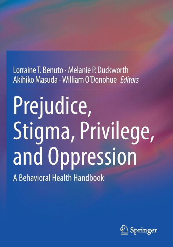 Couverture_Prejudice, Stigma, Privilege, And Oppression