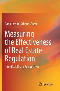 Front cover_Measuring The Effectiveness Of Real Estate Regulation