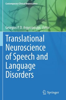 Couverture_Translational Neuroscience Of Speech And Language Disorders