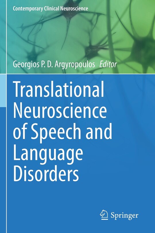 Couverture_Translational Neuroscience Of Speech And Language Disorders