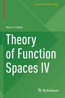 Front cover_Theory Of Function Spaces Iv