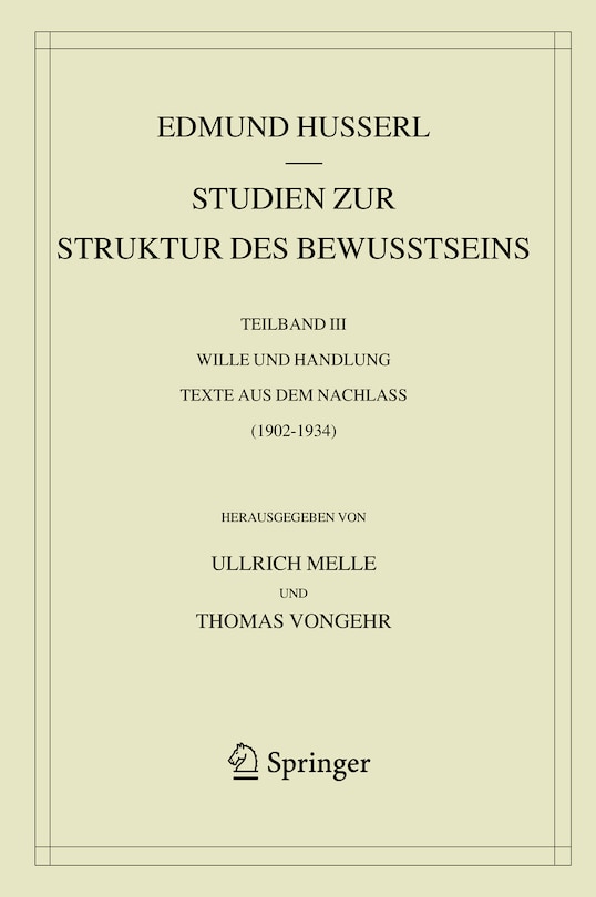 Couverture_Studien zur Struktur des Bewusstseins