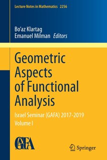 Front cover_Geometric Aspects Of Functional Analysis