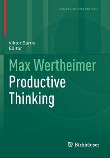 Front cover_Max Wertheimer Productive Thinking