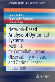 Couverture_Network-based Analysis Of Dynamical Systems