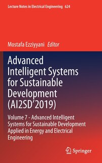 Front cover_Advanced Intelligent Systems for Sustainable Development (AI2SD'2019