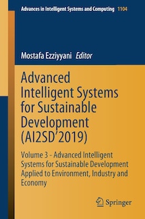 Front cover_Advanced Intelligent Systems for Sustainable Development (AI2SD'2019