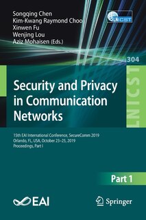 Couverture_Security and Privacy in Communication Networks