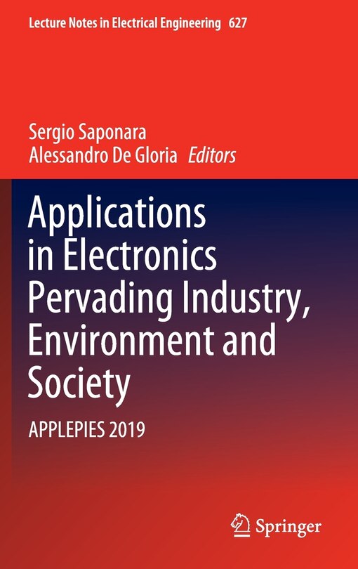 Couverture_Applications In Electronics Pervading Industry, Environment And Society