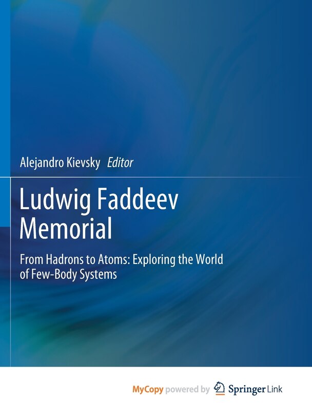 Couverture_Ludwig Faddeev Memorial