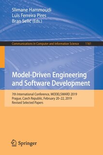 Front cover_Model-Driven Engineering and Software Development