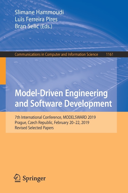 Front cover_Model-Driven Engineering and Software Development