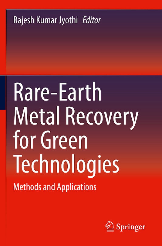 Couverture_Rare-earth Metal Recovery For Green Technologies
