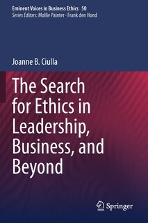 Front cover_Search for Ethics in Leadership, Business, and Beyond