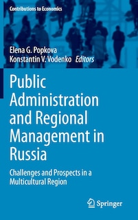 Front cover_Public Administration And Regional Management In Russia