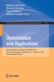Front cover_Optimization and Applications