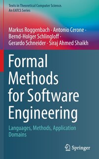 Front cover_Formal Methods For Software Engineering