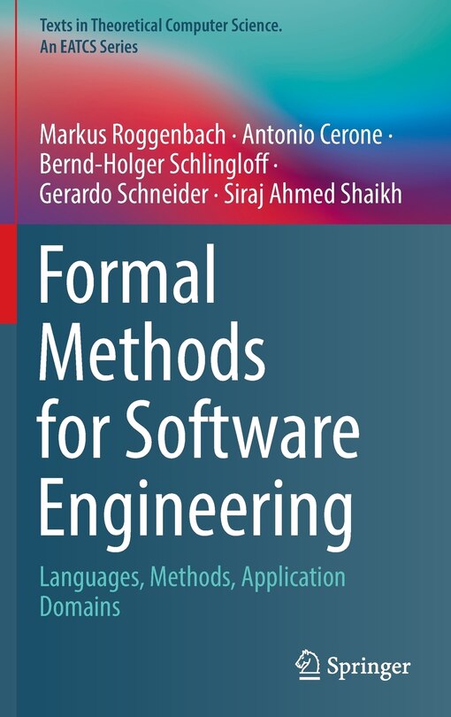 Front cover_Formal Methods For Software Engineering
