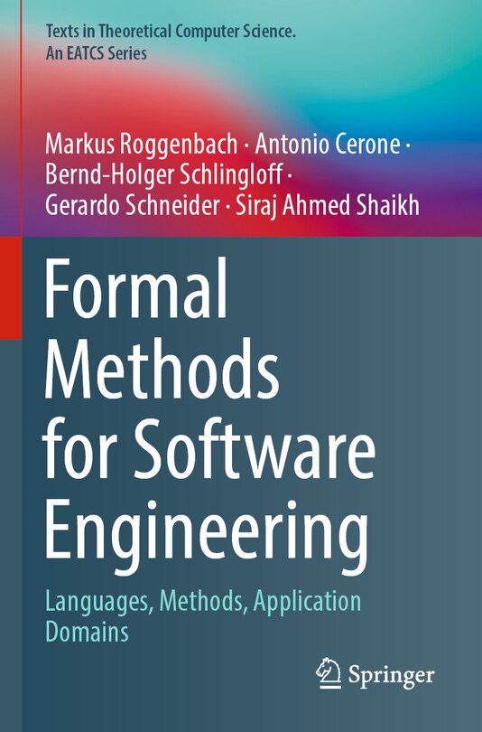 Front cover_Formal Methods for Software Engineering