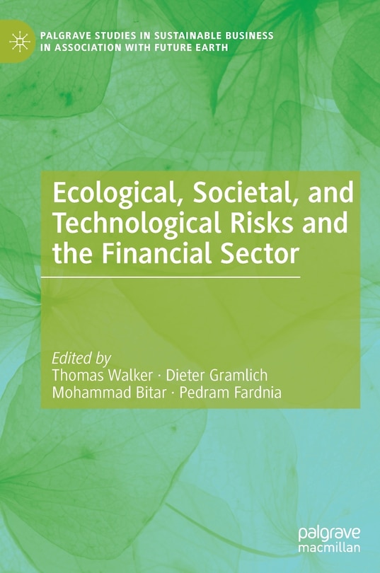 Front cover_Ecological, Societal, And Technological Risks And The Financial Sector