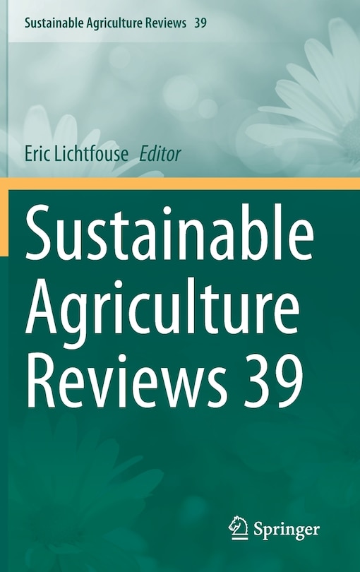 Front cover_Sustainable Agriculture Reviews 39