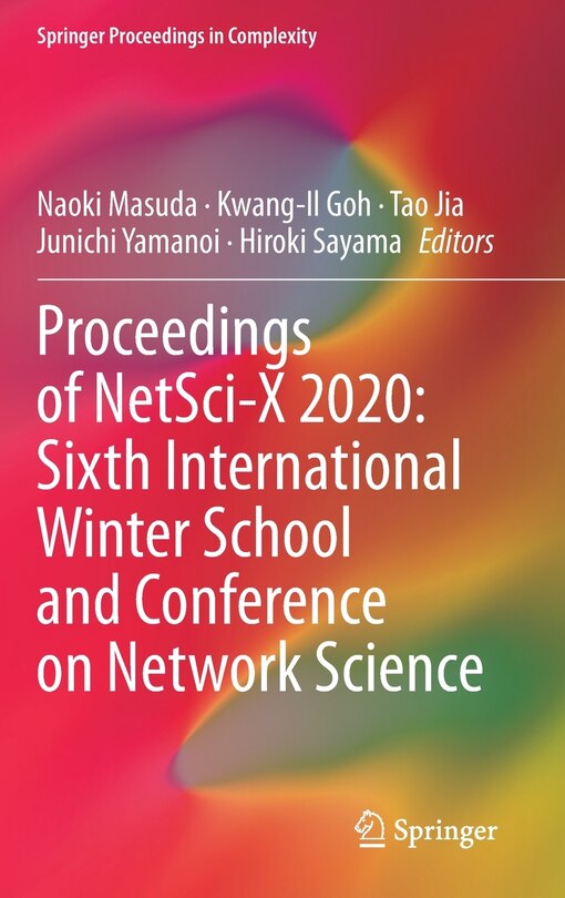 Couverture_Proceedings Of Netsci-x 2020