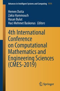 Couverture_4th International Conference On Computational Mathematics And Engineering Sciences (cmes-2019)