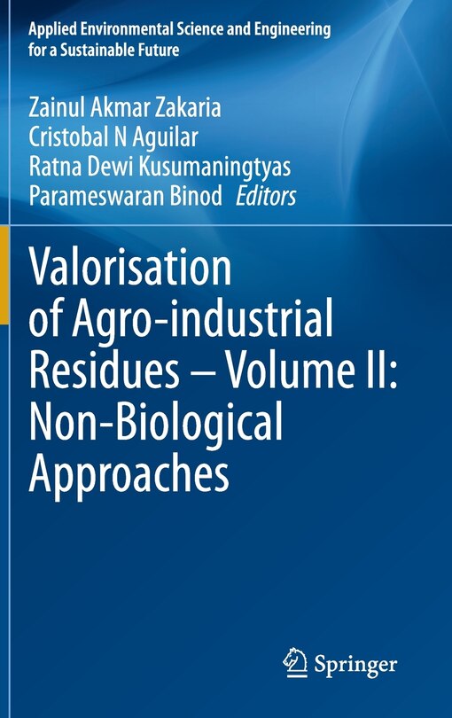 Front cover_Valorisation Of Agro-industrial Residues - Volume Ii