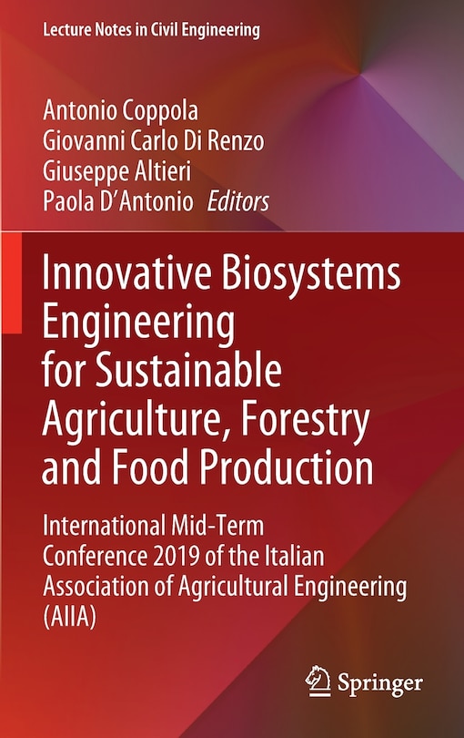 Front cover_Innovative Biosystems Engineering For Sustainable Agriculture, Forestry And Food Production