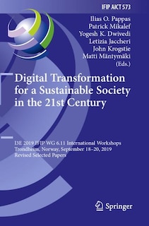 Couverture_Digital Transformation for a Sustainable Society in the 21st Century