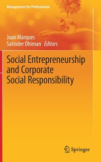 Couverture_Social Entrepreneurship And Corporate Social Responsibility