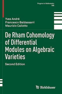 Couverture_De Rham Cohomology Of Differential Modules On Algebraic Varieties