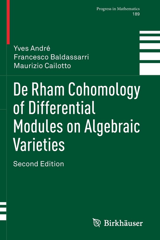 Couverture_De Rham Cohomology Of Differential Modules On Algebraic Varieties