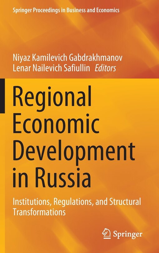 Front cover_Regional Economic Development In Russia