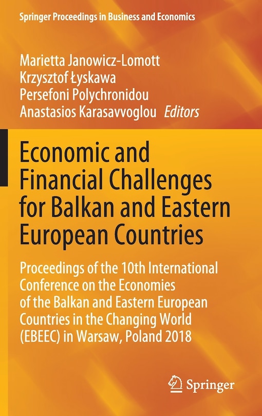 Front cover_Economic and Financial Challenges for Balkan and Eastern European Countries