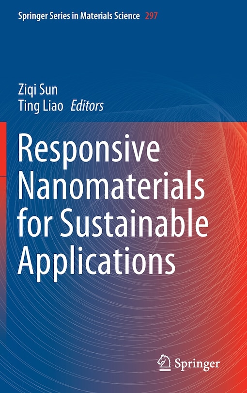 Couverture_Responsive Nanomaterials For Sustainable Applications