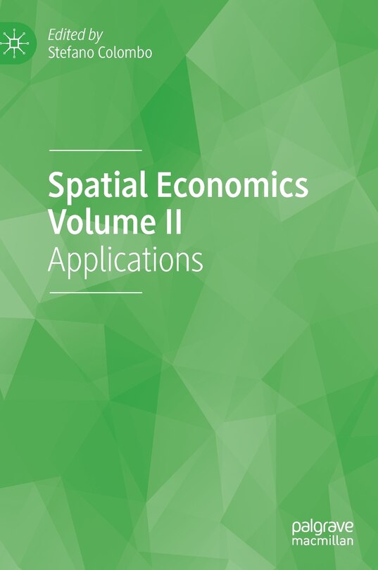 Couverture_Spatial Economics Volume Ii
