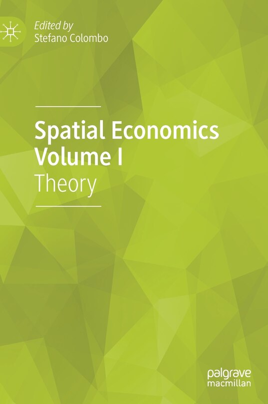 Couverture_Spatial Economics Volume I