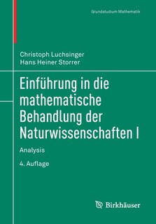 Couverture_Einführung In Die Mathematische Behandlung Der Naturwissenschaften I