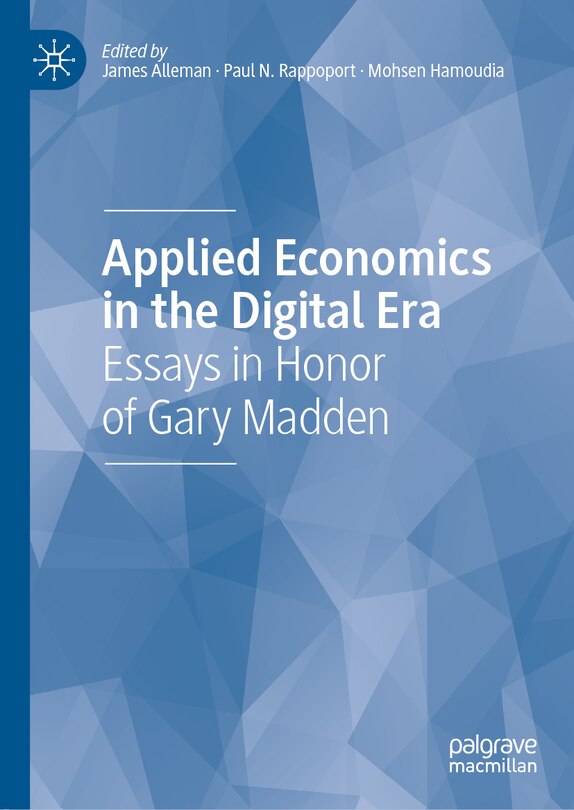 Couverture_Applied Economics In The Digital Era