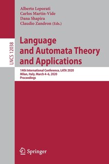 Front cover_Language And Automata Theory And Applications