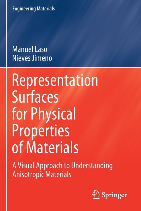 Couverture_Representation Surfaces For Physical Properties Of Materials