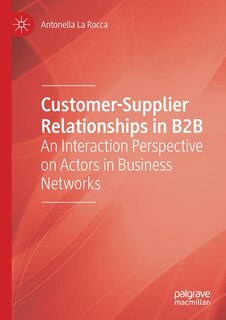 Couverture_Customer-supplier Relationships In B2b