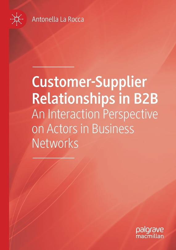 Couverture_Customer-supplier Relationships In B2b