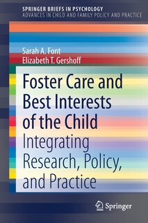Front cover_Foster Care And Best Interests Of The Child