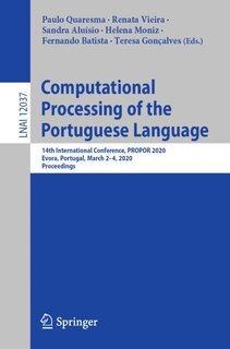 Front cover_Computational Processing Of The Portuguese Language