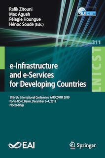 Couverture_E-infrastructure And E-services For Developing Countries